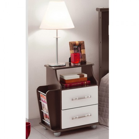 Criado com 2 gavetas e revisteiro