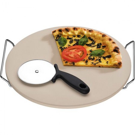Pedra para pizza com cortador